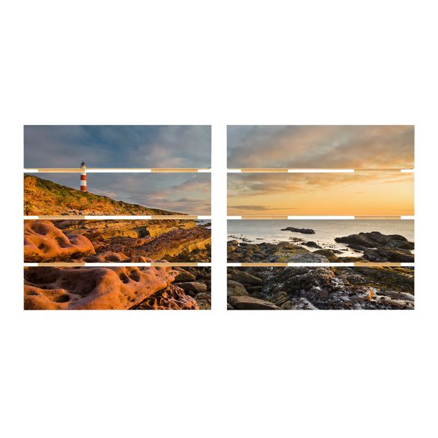 Rainer Mirau Bilder Tarbat Ness Meer & Leuchtturm bei Sonnenuntergang