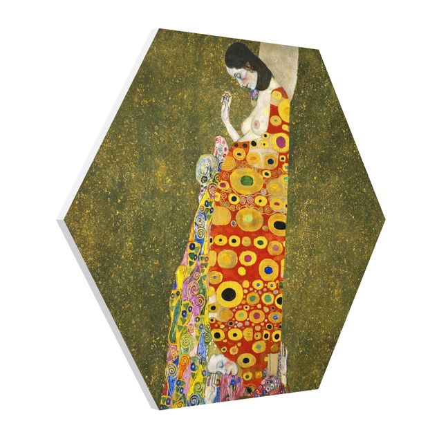 Wandbilder Akt & Erotik Gustav Klimt - Die Hoffnung II