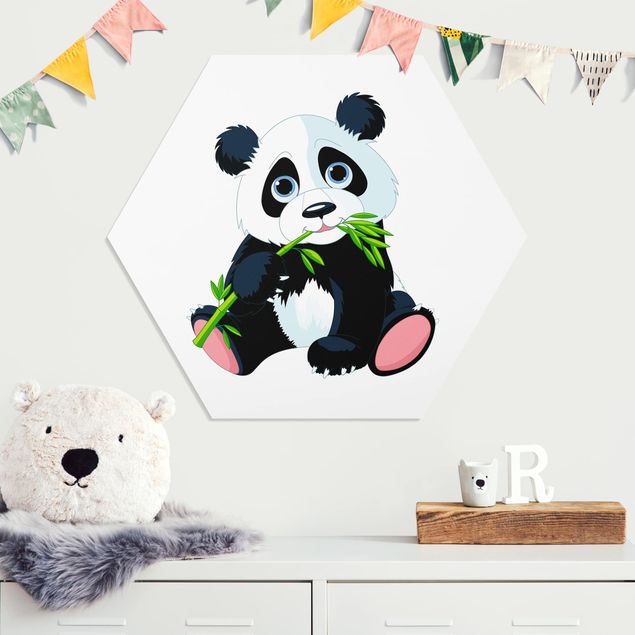 Kinderzimmer Deko Naschender Panda