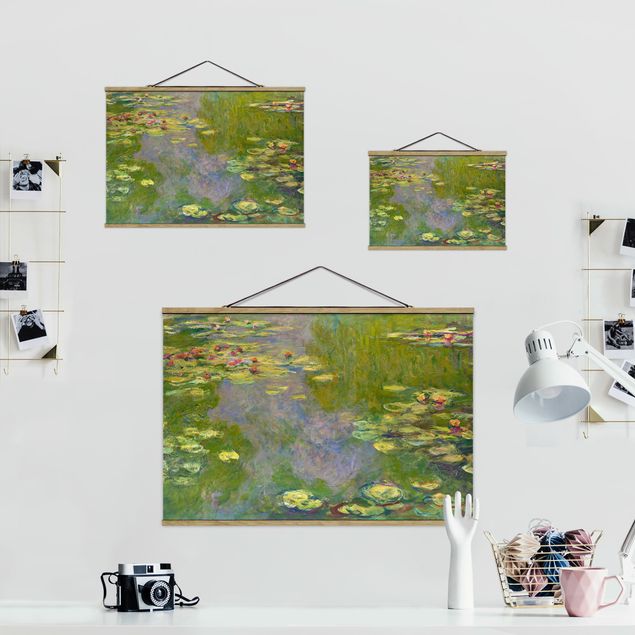 Wandbilder Kunstdrucke Claude Monet - Grüne Seerosen