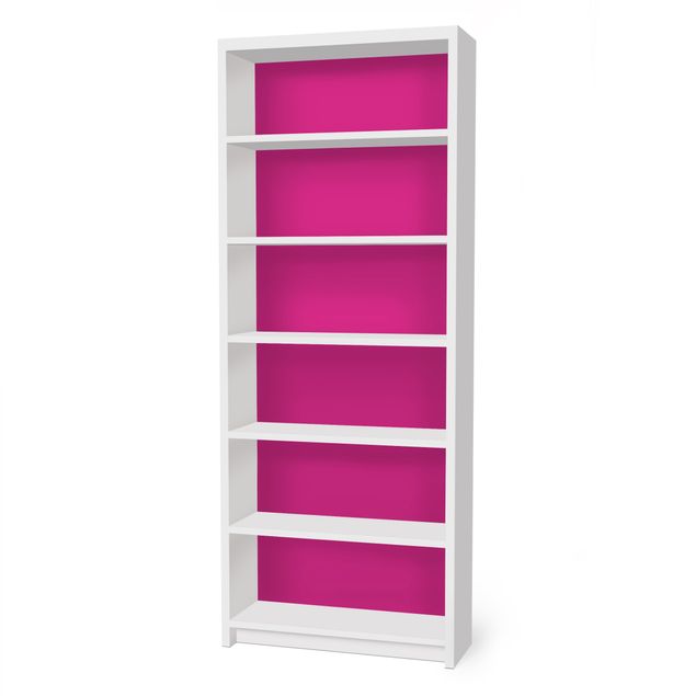 Möbelfolie für IKEA Billy Regal - Klebefolie Colour Pink