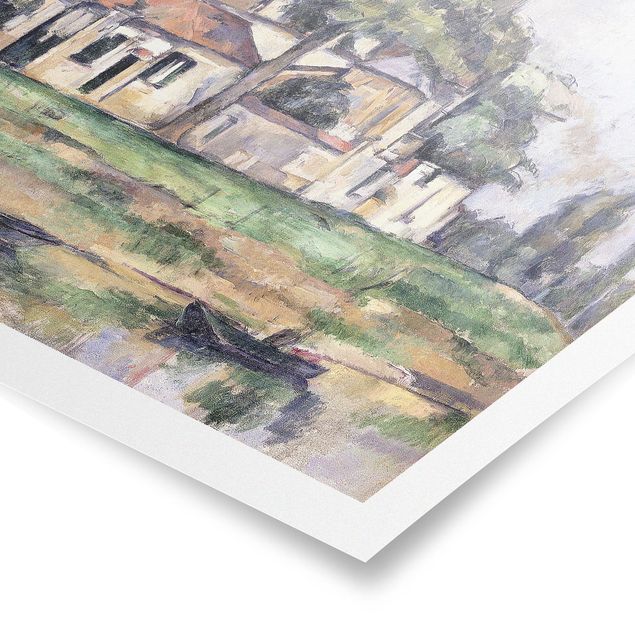 Poster Kunstdruck Paul Cézanne - Ufer der Marne