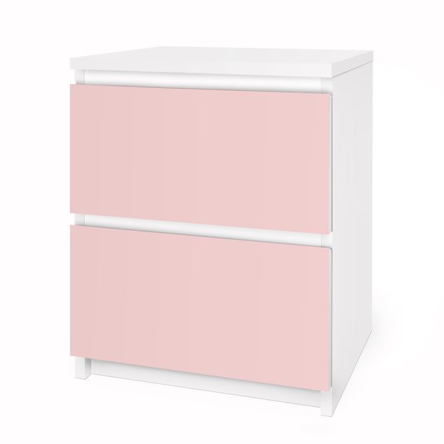 Möbelfolie für IKEA Malm Kommode - Selbstklebefolie Colour Rose
