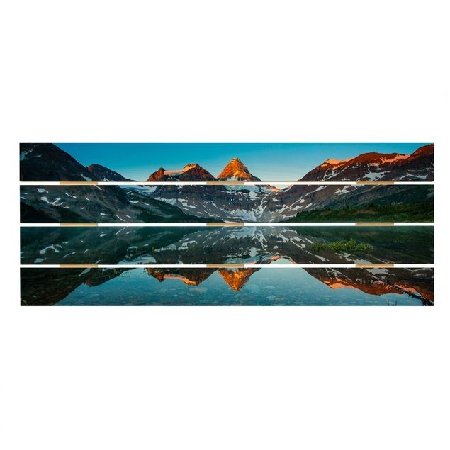 Wandbilder Berglandschaft am Lake Magog in Kanada