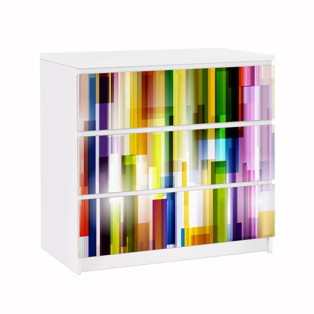 selbstklebende Folie Muster Rainbow Cubes