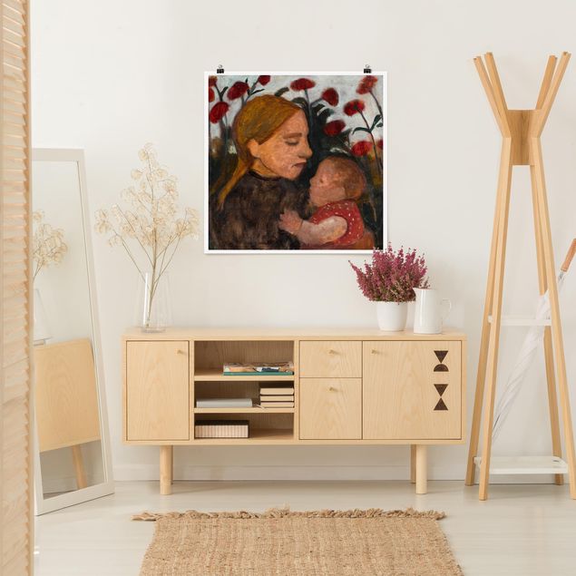 Expressionismus Bilder Paula Modersohn-Becker - Junge Frau mit Kind