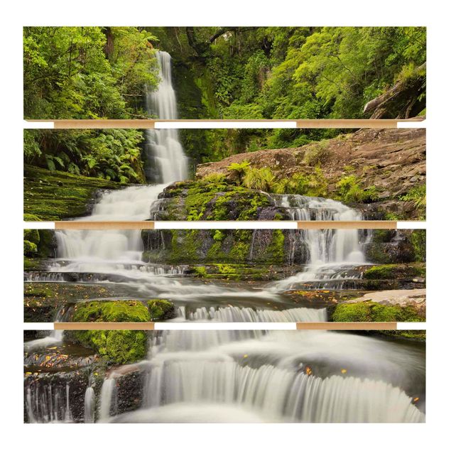Bilder Upper McLean Falls in Neuseeland