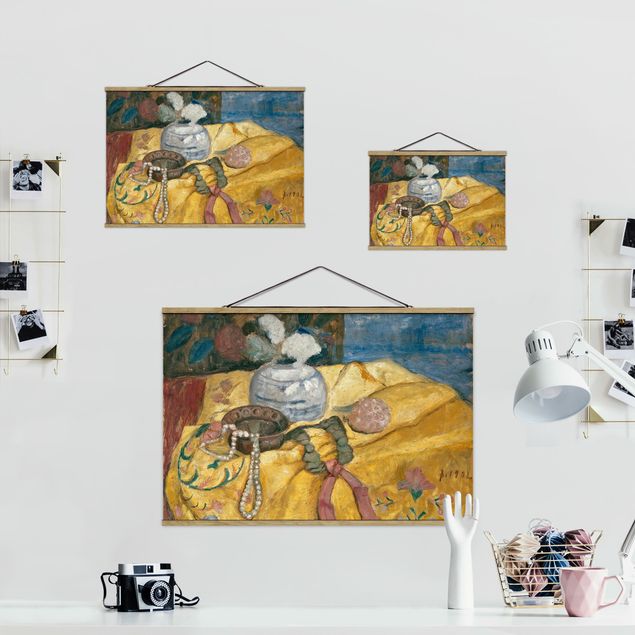 Wandbilder Modern Paula Modersohn-Becker - Stillleben mit Perlen