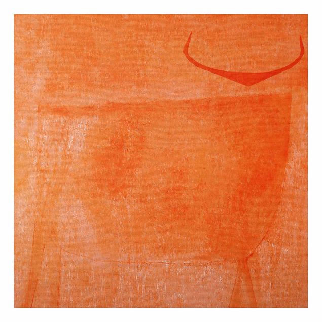 Wandbilder Abstrakt Oranger Stier