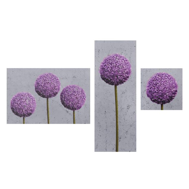 Wandbilder Floral Allium Blüten Kugeln