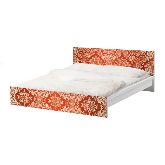 Möbelfolie für IKEA Malm Bett niedrig 160x200cm - Klebefolie Barocktapete