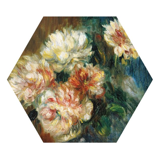 Wandbilder Blumen Auguste Renoir - Vase Pfingstrosen