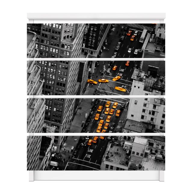 selbstklebende Klebefolie Taxilichter Manhattan