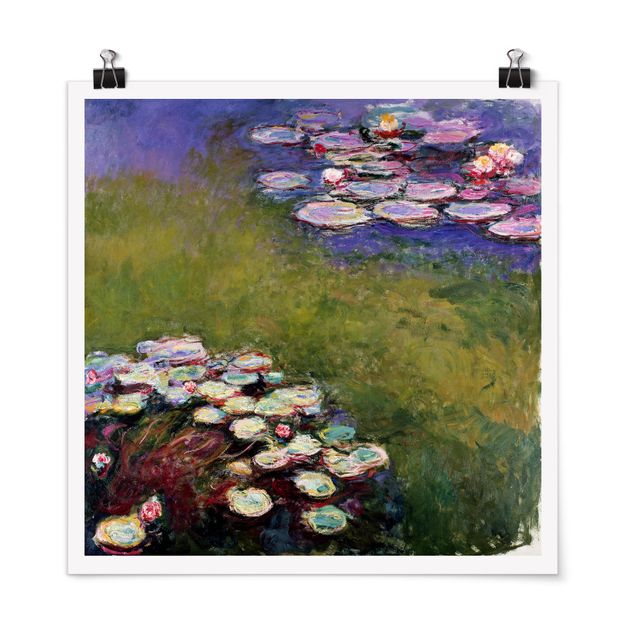 Kunststile Claude Monet - Seerosen