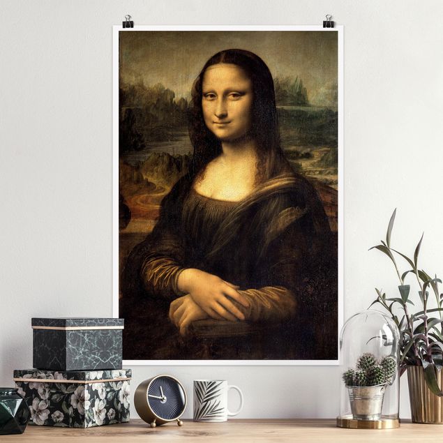 Wandbild Barock Leonardo da Vinci - Mona Lisa