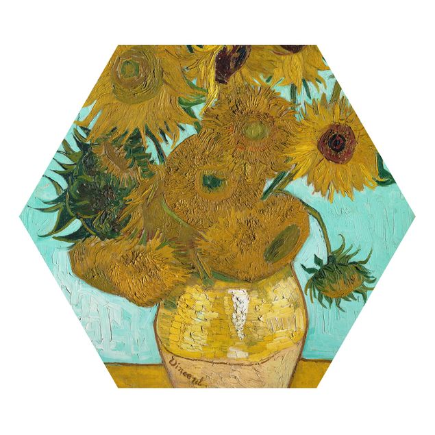 Kunststil Post Impressionismus Vincent van Gogh - Vase mit Sonnenblumen