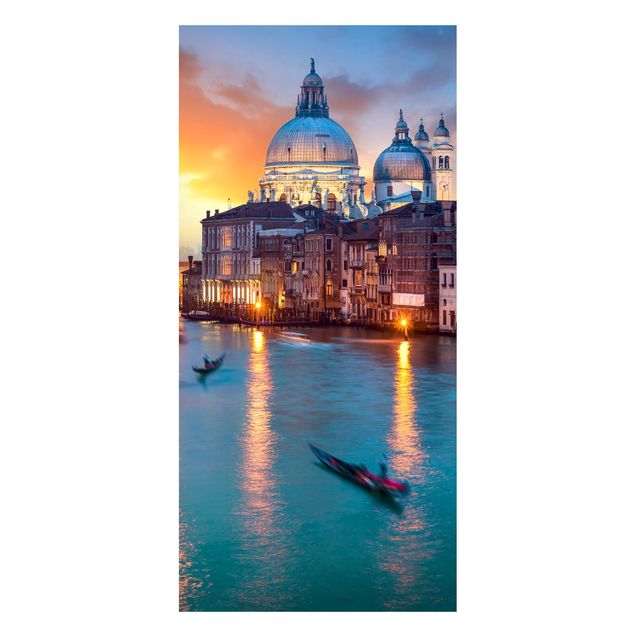 Magnettafel - Sunset in Venice - Panorama Hochformat