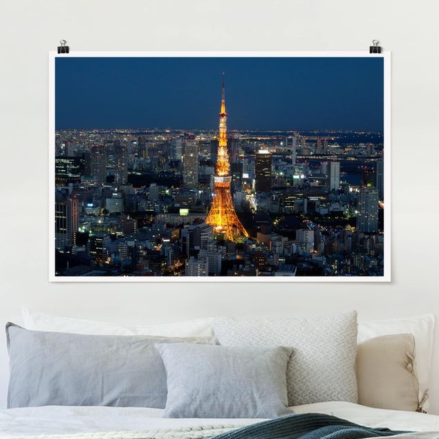 Wandbilder Asien Tokyo Tower