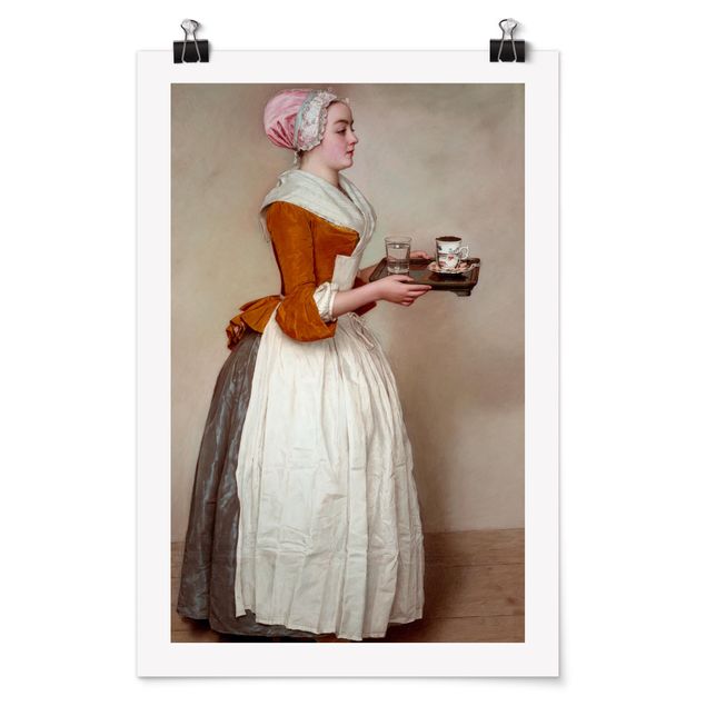 Poster Kunstdruck Jean Etienne Liotard - Das Schokoladenmädchen