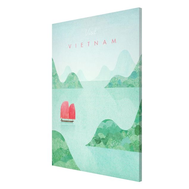 Magnettafel - Reiseposter - Vietnam - Hochformat 2:3
