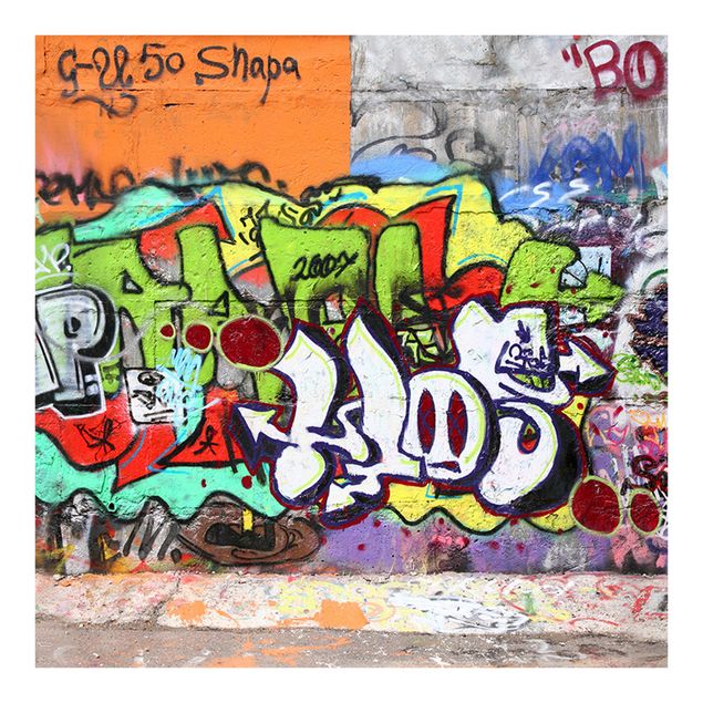 Steintapete Graffiti Wall