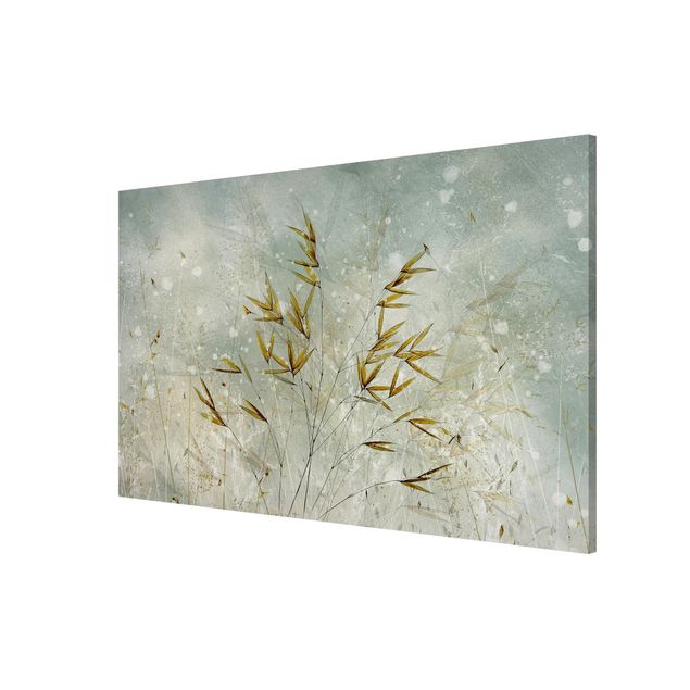 Wandbilder Floral Zarte Zweige im Winternebel