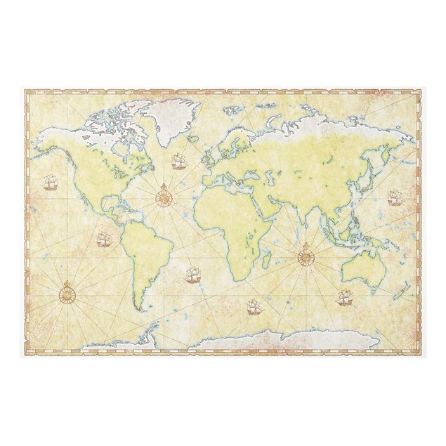 Wandbilder Weltkarten World Map