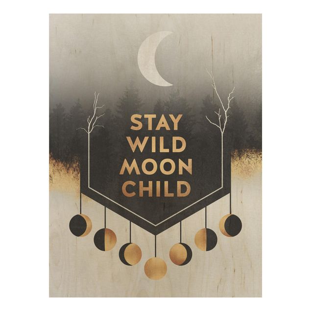 Elisabeth Fredriksson Kunstdrucke Stay Wild Moon Child