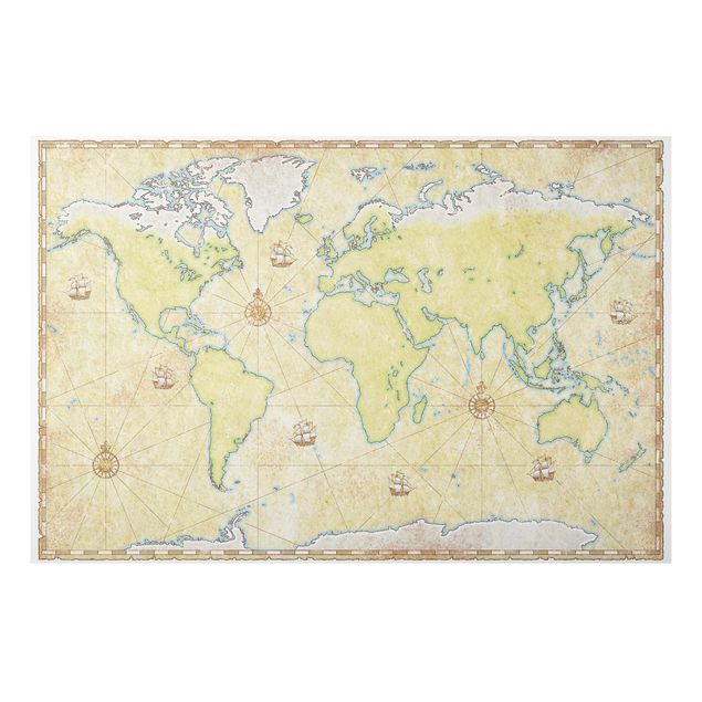 Wandbilder Weltkarten World Map