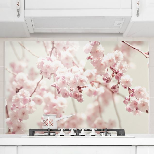 Wanddeko Küche Kirschblütentanz