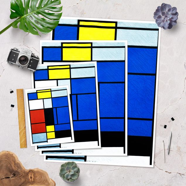 Wandbilder Piet Mondrian - Tableau No. 1