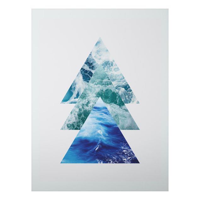 Wandbilder Landschaften Ozean Dreiecke