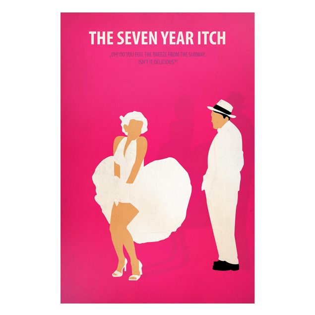 Wandbilder Kunstdrucke Filmposter The seven year itch