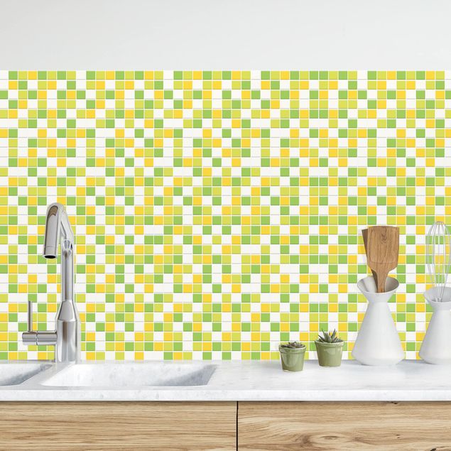 Wanddeko Küche Mosaikfliesen Frühlingsset