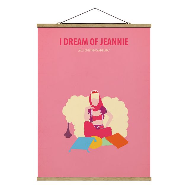 Wandbilder Modern Filmposter I dream of Jeannie
