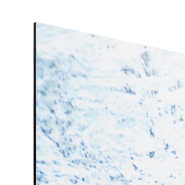 Wandbilder Blau Isländisches Gletschermuster