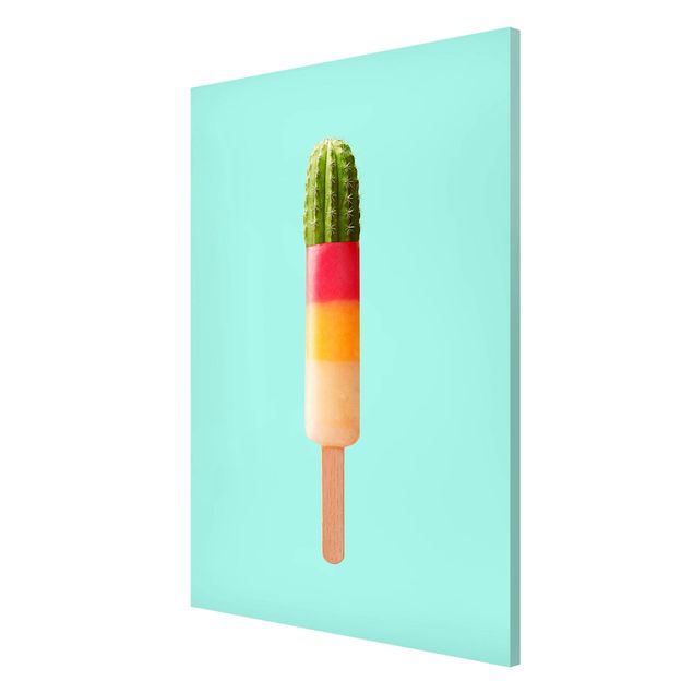 Wandbilder Modern Eis mit Kaktus