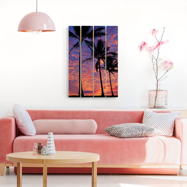 maritime Holzbilder Palms