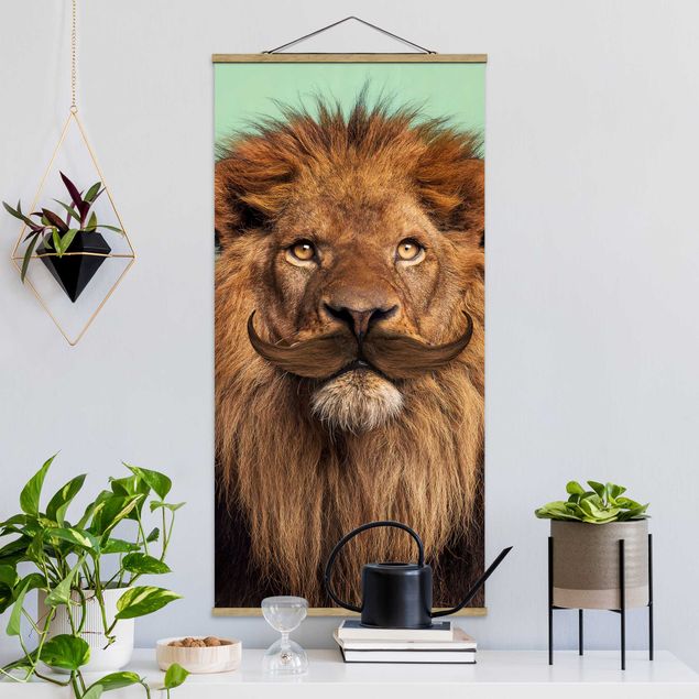 Küche Dekoration Löwe mit Bart