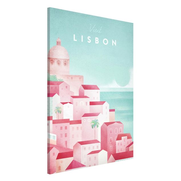 Wanddeko Küche Reiseposter - Lissabon