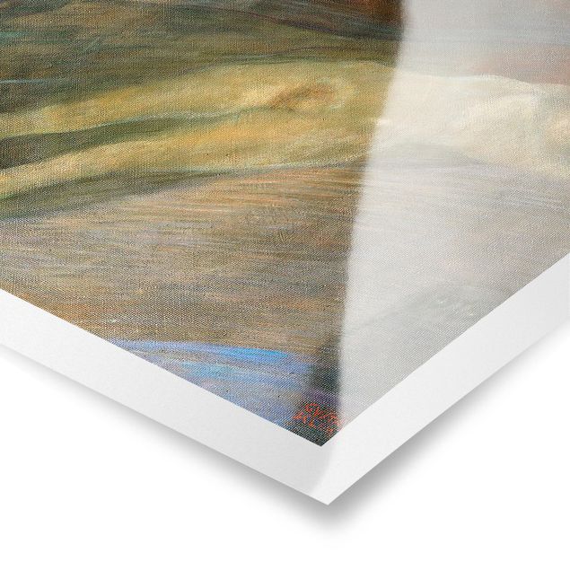 Wandbilder Kunstdrucke Gustav Klimt - Bewegtes Wasser