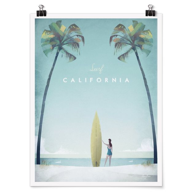 Wandbilder Meer Reiseposter - California