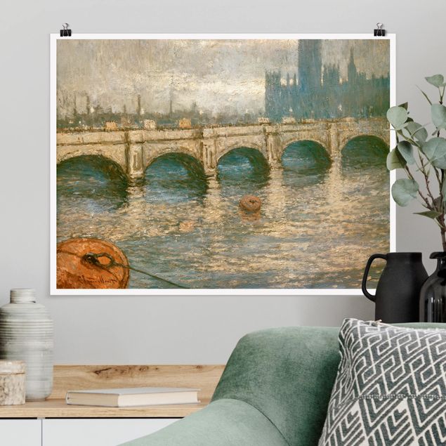 Küchen Deko Claude Monet - Themsebrücke
