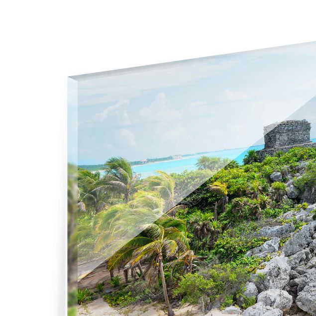 Wandbilder Strände Karibikküste Tulum Ruinen
