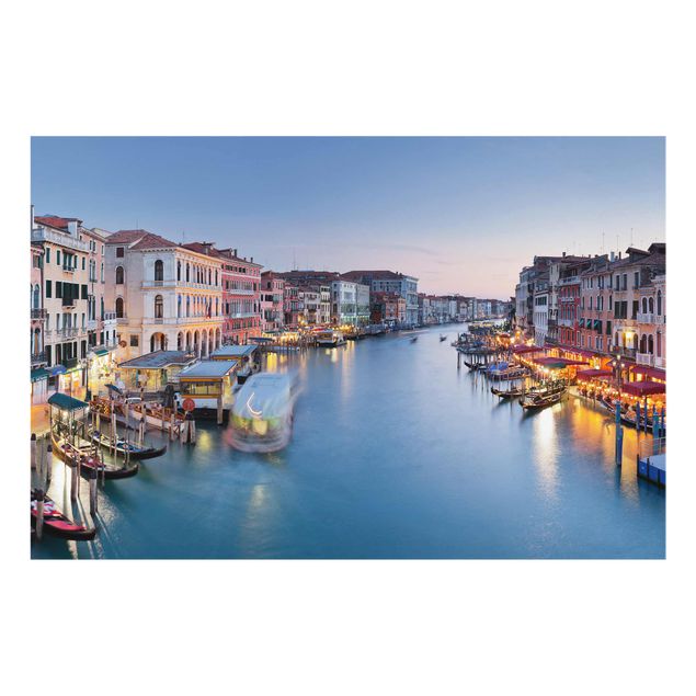 Rainer Mirau Kunstdrucke Abendstimmung auf Canal Grande in Venedig
