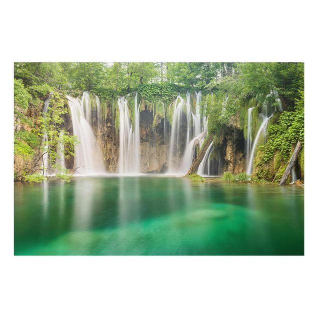 Wandbilder Natur Wasserfall Plitvicer Seen