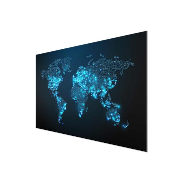 Bilder Connected World Weltkarte