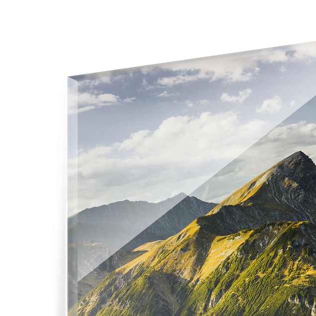 Wandbilder Modern Berge und Tal der Lechtaler Alpen in Tirol