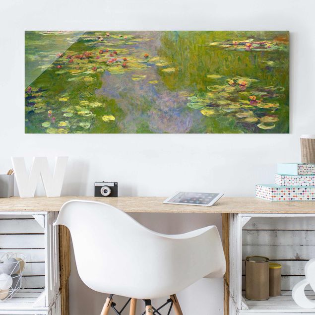 Wandbilder Grün Claude Monet - Grüne Seerosen