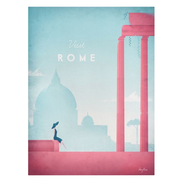 Leinwandbilder Städte Reiseposter - Rom
